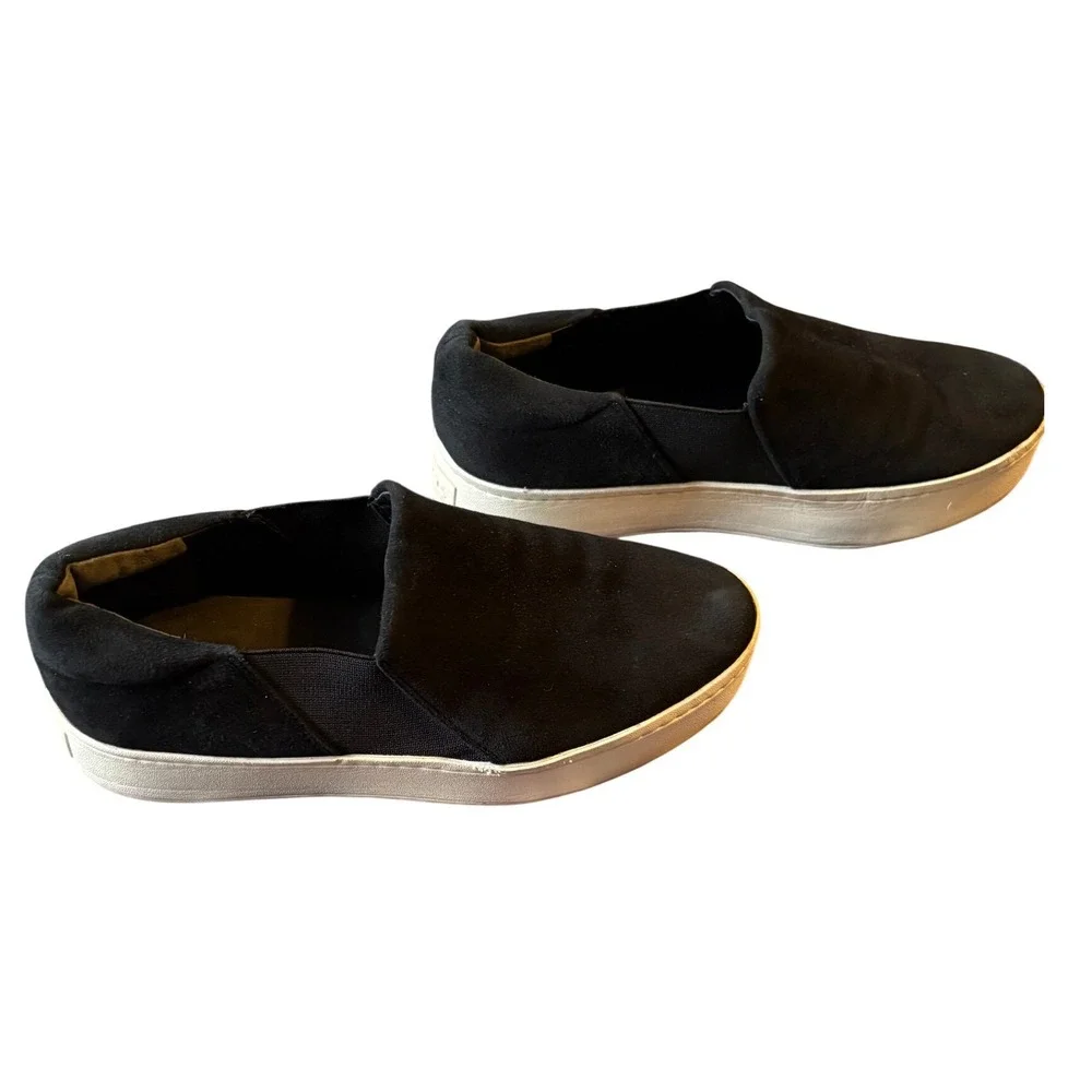 Vince Warren Black Suede Platform Slip On Sneakers Womens‎ 7.5 M EUR 37.5